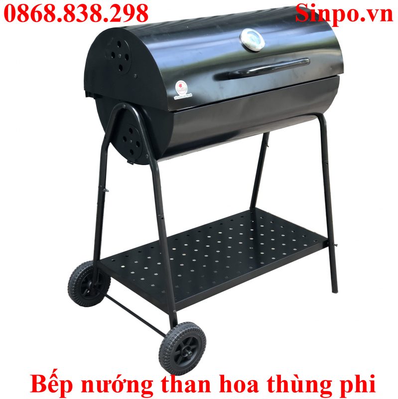 Bếp nướng than hoa thùng phuy giá rẻ tại Hà Nội, Sài Gòn, HCM