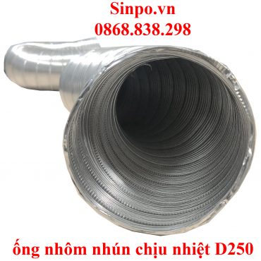 Giá bán ống nhôm nhún chịu nhiệt D250 mm
