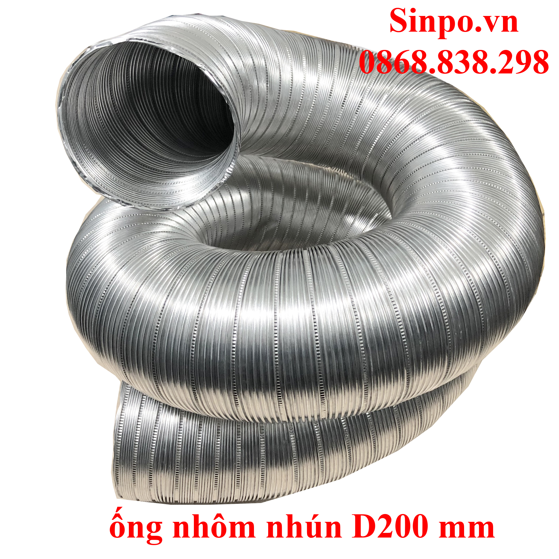 Chuyên bán ống nhôm nhún D200 mm giá rẻ tại Hà Nội