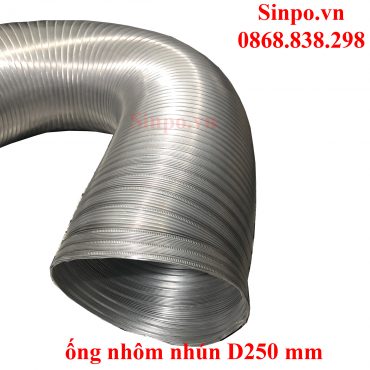 Địa chỉ mua ống nhôm nhún D250 mm tại Hà Nội