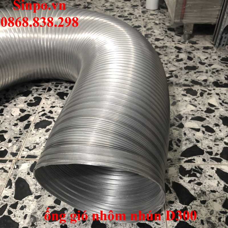 Địa chỉ bán ống gió nhôm nhún D300 mm