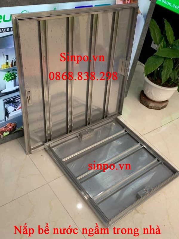 Nắp bể nước ngầm trong nhà
