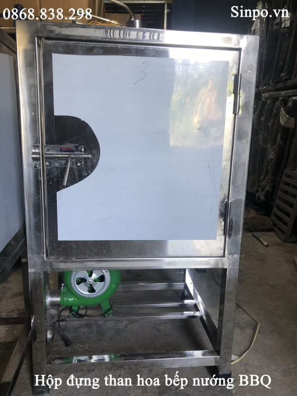 Hộp đựng than hoa bếp nướng BBQ