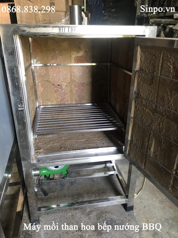 Lò ủ than hoa dành cho nhà hàng, quán ăn nướng tại Hà Nội Máy mồi than hoa bếp nướng BBQ