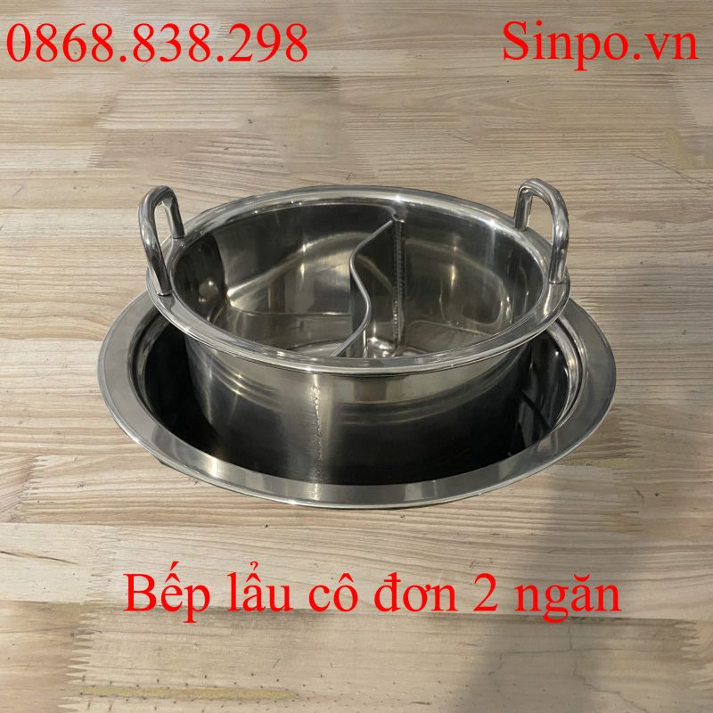 Bếp lẩu cô đơn 2 ngăn