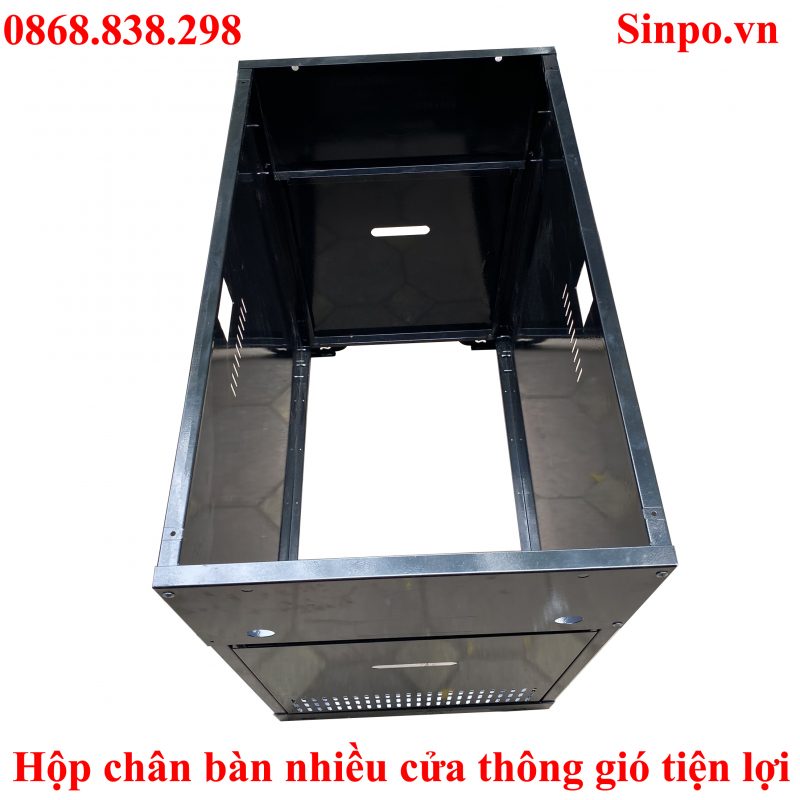 Hộp sắt chân bàn nhà hàng chất lượng , giá rẻ tại Hà Nội Hộp chân bàn nhiều cửa thông gió tiện lợi