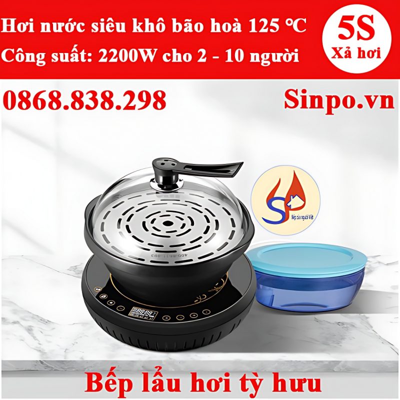 Nồi lẩu hơi gia đình chất lượng , giá rẻ tại Hà Nội Bếp lẩu hơi tỳ hưu