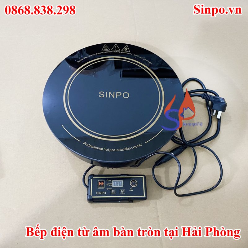 Bếp điện từ âm bàn tròn tại Hải Phòng