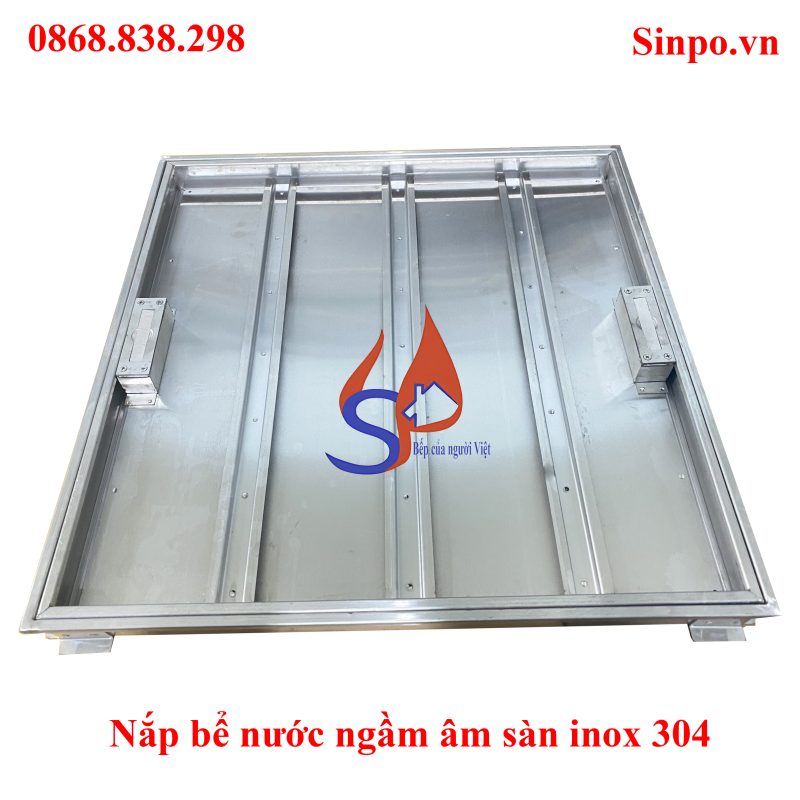 Nắp bể nước ngầm âm sàn inox 304