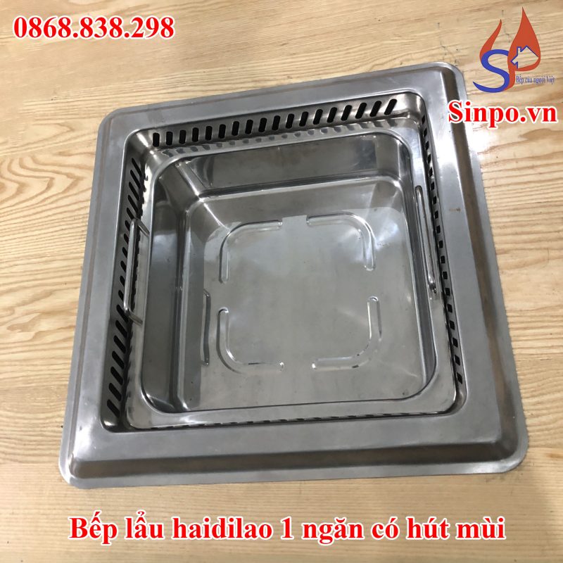 Bộ bếp lẩu âm bàn cao cấp 1 ngăn