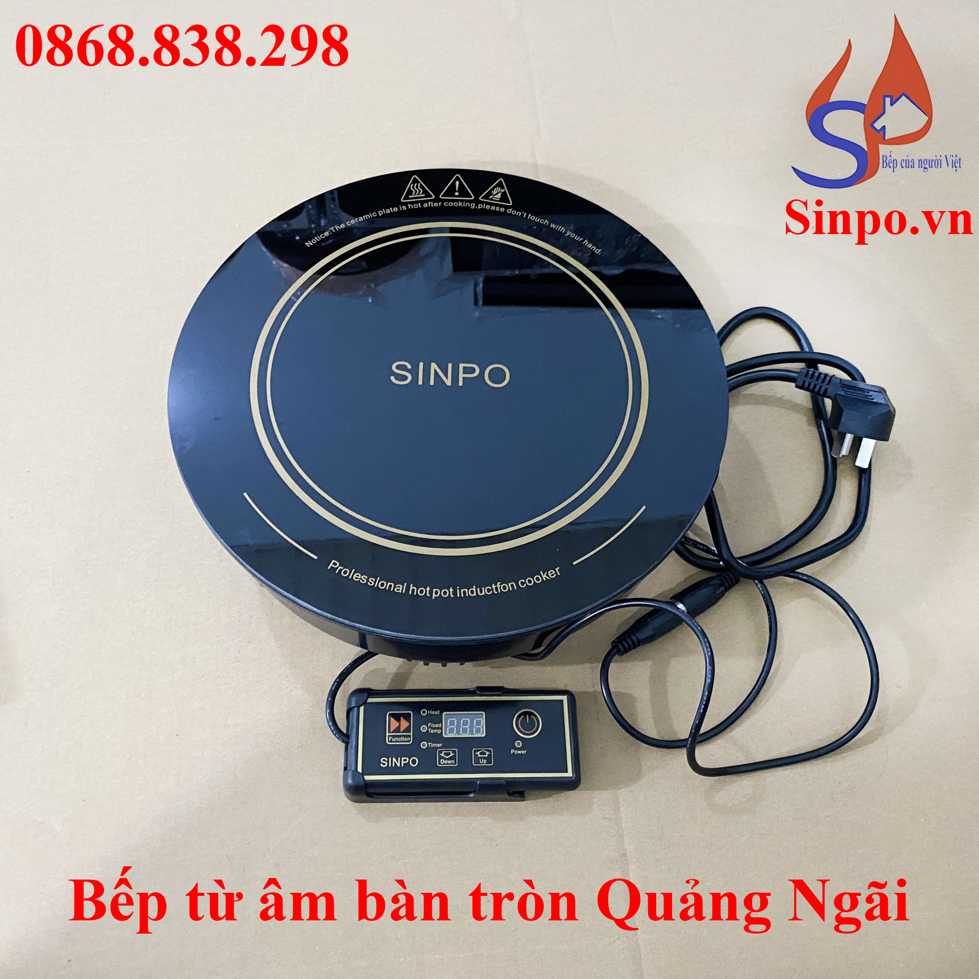 Bếp từ âm bàn tròn Quảng Ngãi