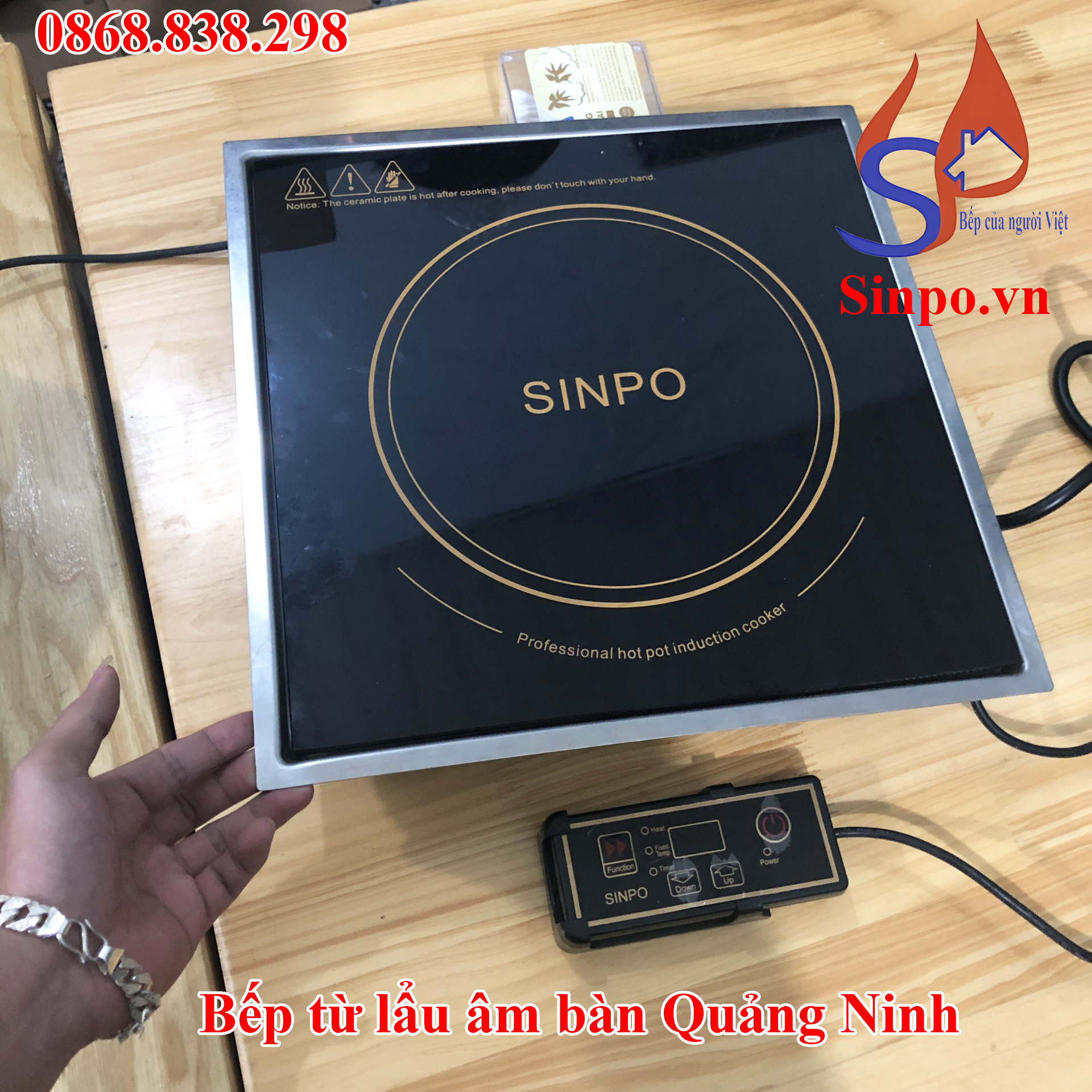 Giá Bếp từ lẩu âm bàn tại Quảng Ninh cho nhà hàng Bếp từ lẩu âm bàn tại Quảng Ninh