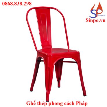 Ghế thép phong cách Pháp