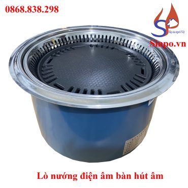 Lò nướng điện âm bàn hút âm