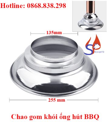 Chao gom khói ống hút BBQ