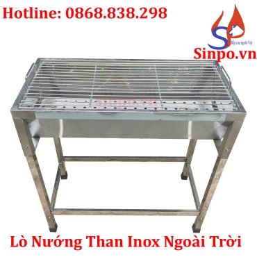 Lò nướng than inox ngoài trời