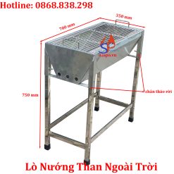 lo nuong than ngoai troi