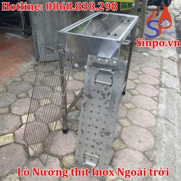 Lò nướng thịt inox ngoài trời