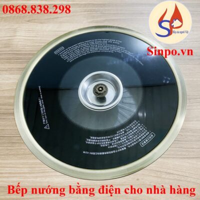Bếp nướng điện âm bàn tròn